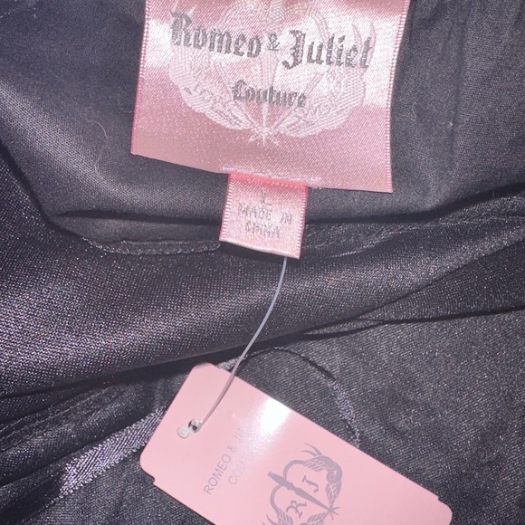 NWT Romeo & Juliet Studded Black Cocktail Dress - Picture 2 of 5